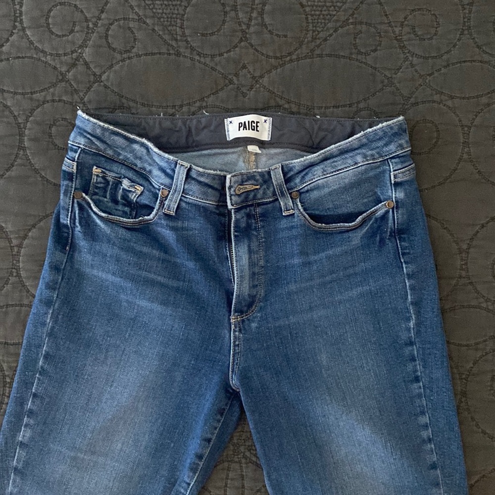 Paige skinny ankle jeans, size 29